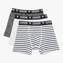 FEDERATION - Calzoncillo Niño Pack X3 Algodón