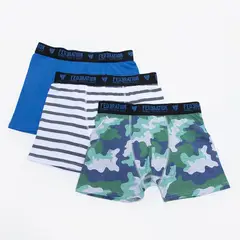 FEDERATION - Calzoncillo Niño Pack X3 Algodón