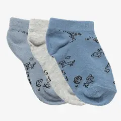 YAMP - Medias Cortas Niño Pack X3 Algodón