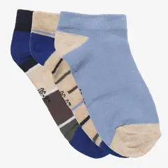 YAMP - Medias Cortas Niño Pack X3 Algodón