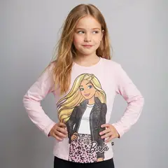 BARBIE - Polo Niña Manga Larga Algodón