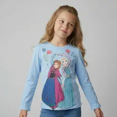FROZEN - Polo Niña Manga Larga Algodón