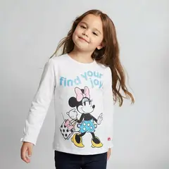 MINNIE - Polo Niña Manga Larga Algodón