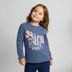 MINNIE - Polo Niña Manga Larga Algodón