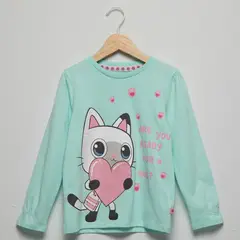 LA CASA DE GABBY - Polo Niña Manga Larga Algodón Gabbys Dollhouse