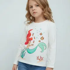 PRINCESS - Polo Niña Manga Larga Algodón