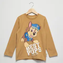 PAW PATROL - Polo Niño Manga Larga Algodón