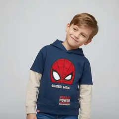 SPIDERMAN - Polera Niño Algodón Spider-man