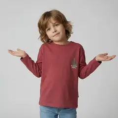 YAMP - Polo Niño Manga Larga Algodón