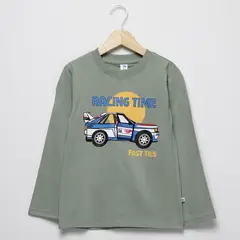 YAMP - Polo Niño Manga Larga Algodón