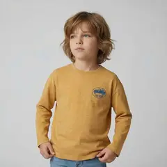 YAMP - Polo Niño Manga Larga Algodón