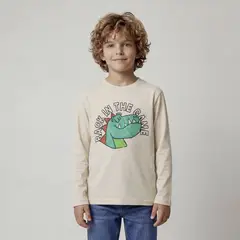 YAMP - Polo Niño Manga Larga Algodón