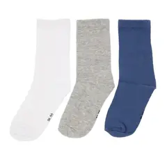 YAMP - Medias Largas Niño Pack X3 Algodón