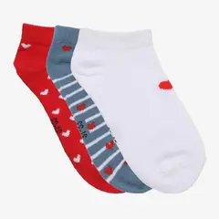 YAMP - Medias Cortas Niña Pack X3 Algodón