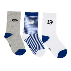 YAMP - Medias Largas Niño Pack X3 Algodón