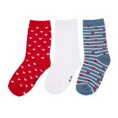 YAMP - Medias Largas Niña Pack X3 Algodón