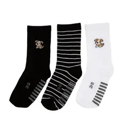 YAMP - Medias Largas Niño Pack X3 Algodón