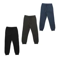 FEDERATION - Pantalón Buzo Niño Pack X3 Algodón