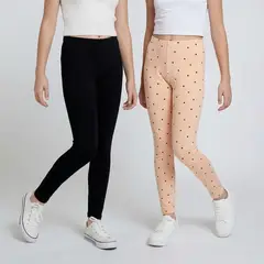 ELEVEN - Legging Niña Pack X2 Algodón