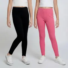 ELEVEN - Legging Niña Pack X2 Algodón