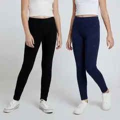 ELEVEN - Legging Niña Pack X2 Algodón