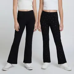 ELEVEN - Legging Niña Pack X2 Algodón