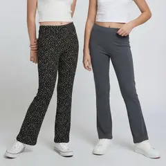 ELEVEN - Legging Niña Pack X2 Algodón