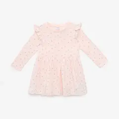 YAMP - Vestido Niña Manga Larga Algodón