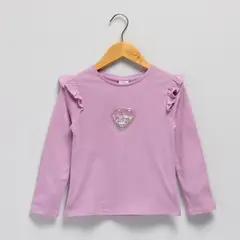 YAMP - Polo Niña Manga Larga Algodón