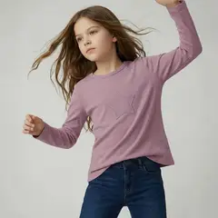 YAMP - Polo Niña Manga Larga Algodón