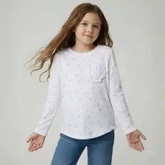 YAMP - Polo Niña Manga Larga Algodón