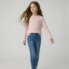 YAMP - Polo Niña Manga Larga Algodón