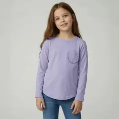 YAMP - Polo Niña Manga Larga Algodón