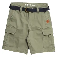 CONIGLIO - Short Niño Algodón