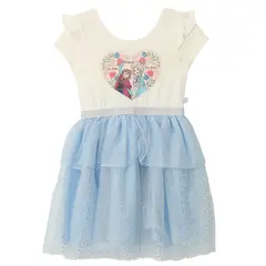 FROZEN - Vestido Niña Manga Corta Algodón