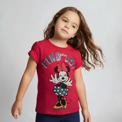 DISNEY - Polo Niña Algodón Minnie