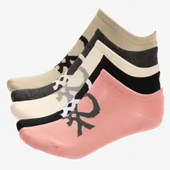 BENETTON - Pack X5 Medias Cortas Mujer