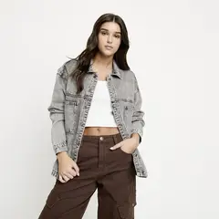 SYBILLA - Sobrecamisa Denim Mujer