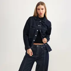 SYBILLA - Sobrecamisa Denim Mujer