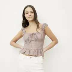 SYBILLA - Blusa Sin Mangas Mujer