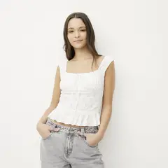 SYBILLA - Blusa Sin Mangas Mujer