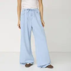 SYBILLA - Jean Wide Leg Tiro Alto Mujer