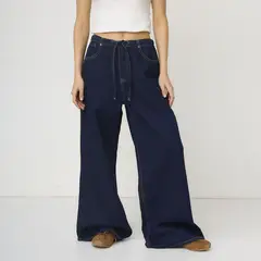 SYBILLA - Jean Wide Leg Tiro Alto Mujer