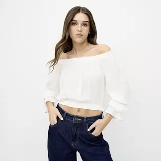 SYBILLA - Blusa Manga Larga Mujer