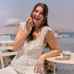 SYBILLA - Blusa Sin Mangas Mujer