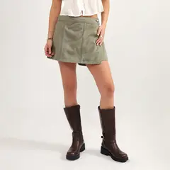 SYBILLA - Falda Corta Denim Mujer