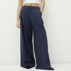 SYBILLA - Pantalón Wide Leg Tiro Alto Mujer