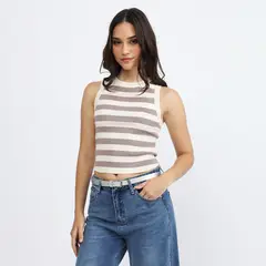 SYBILLA - Top Sin Mangas Mujer