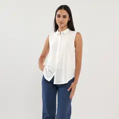 SYBILLA - Blusa Sin Mangas Mujer