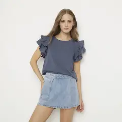 SYBILLA - Polo Manga Corta Mujer